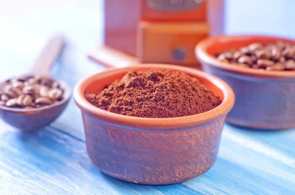 Coffee in a bowl — Stock Photo, Image