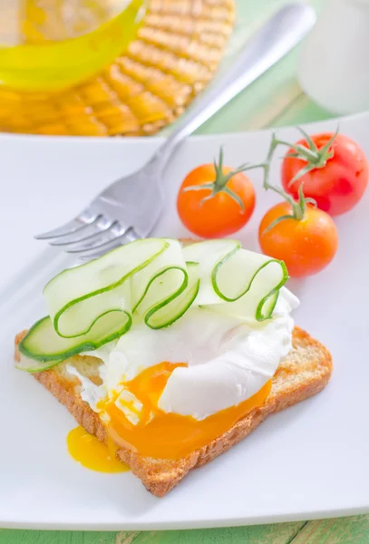 Toasts aux œufs — Photo