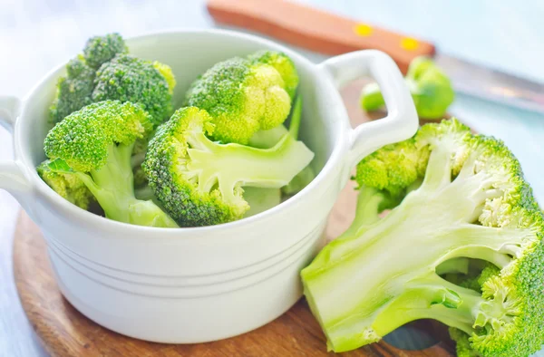 Broccoli in pan — Stock Photo, Image
