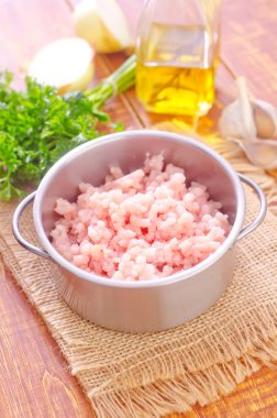 Minced meat clipart