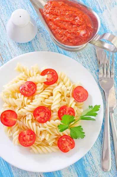 Pasta con tomate — Foto de Stock