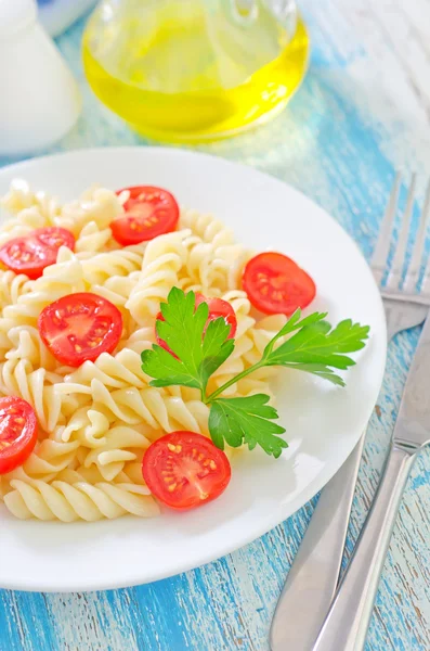 Pasta with tomato — Stock Photo, Image