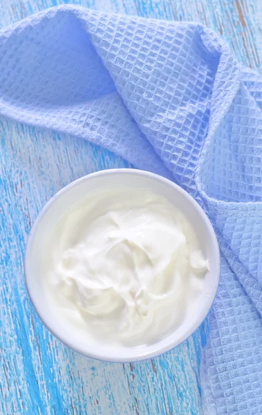 Sour cream — Stock Photo, Image