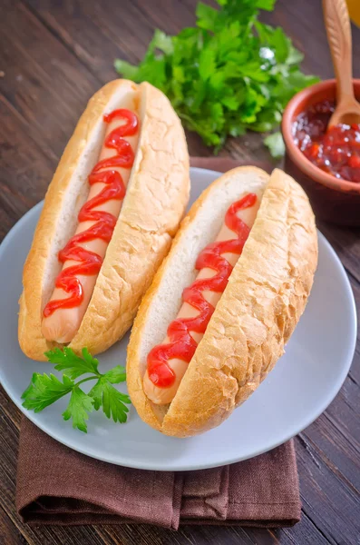 Hot dogok — Stock Fotó