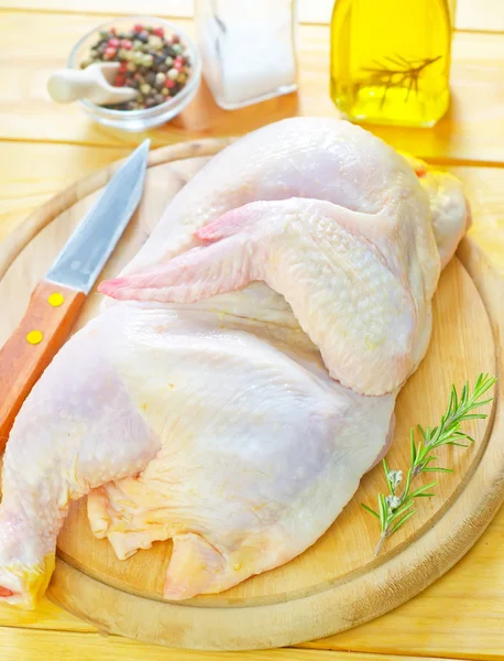 Rohes Huhn — Stockfoto