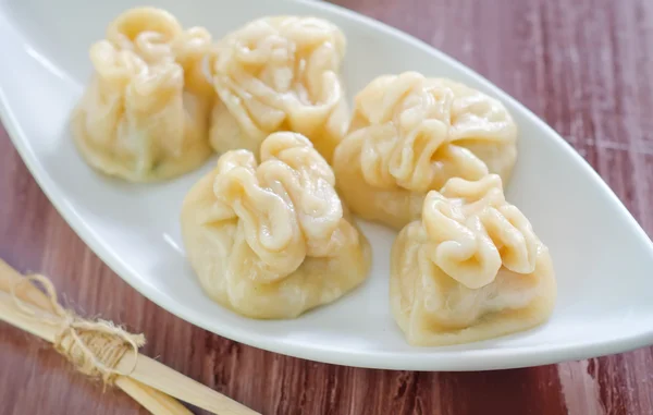 Khinkali in a bowl — Stock Photo, Image