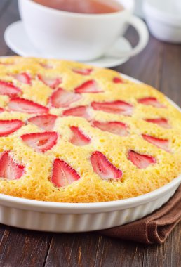 Çilekli pasta