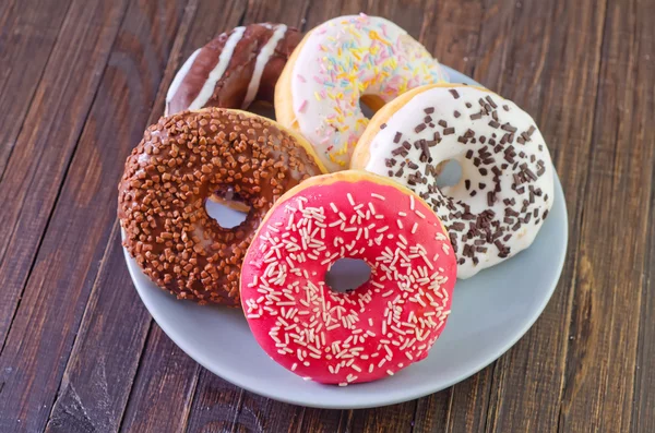 Verschillende donuts — Stockfoto