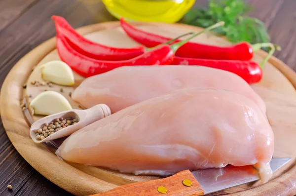 Chicken with spices — Stock Photo, Image