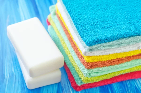 Color towels — Stock Photo, Image