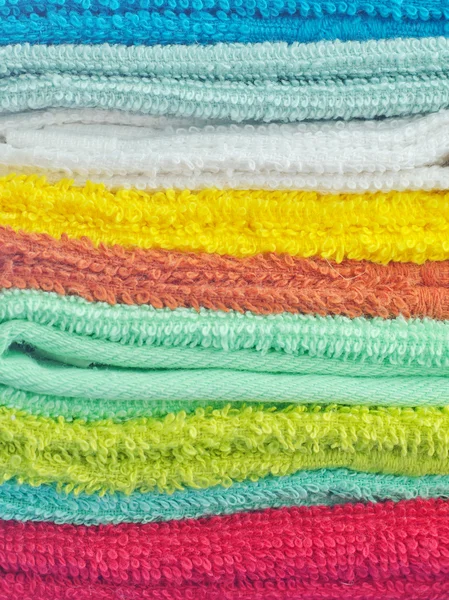 Χρώμα πετσέτες — Φωτογραφία Αρχείου