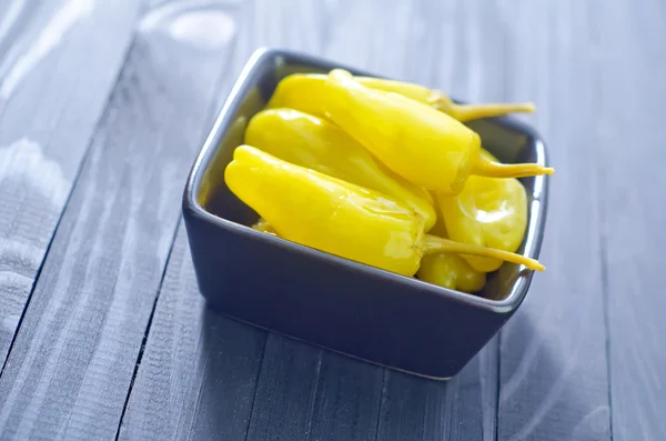 Yellow peppercini — Stock Photo, Image