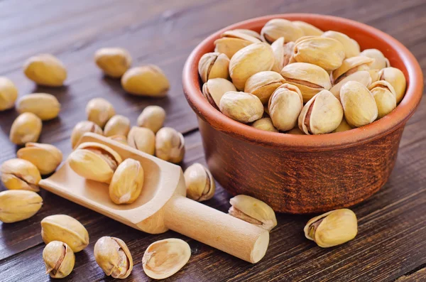 Pistachios in a bowl — Stock Photo, Image