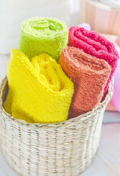 Color towels — Stock Photo, Image