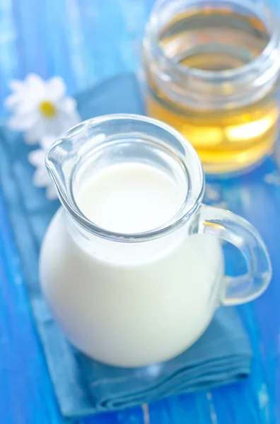 Milk in jug — Stock Photo, Image