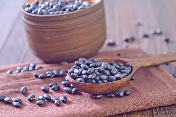 Schwarze Bohnen — Stockfoto