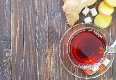 Limonlu ve ballı çay