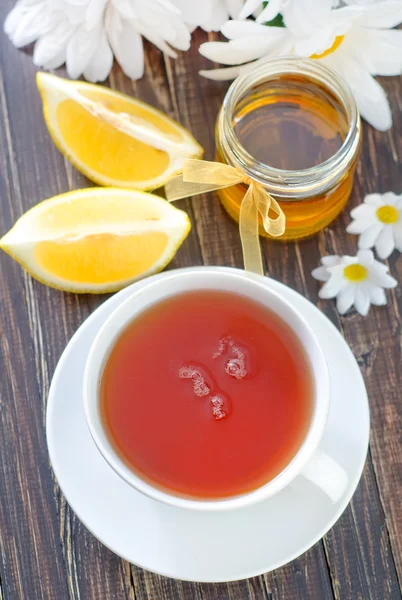 Limonlu ve ballı çay — Stok fotoğraf