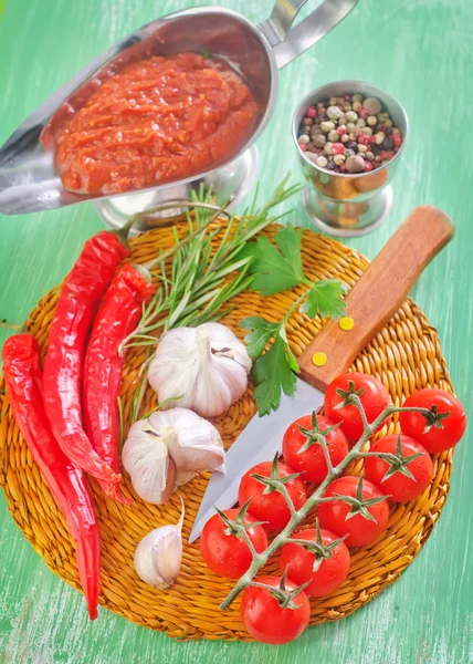 Ingredients for sauce — Stock Photo, Image