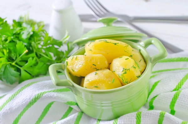 Kokt potatis — Stockfoto