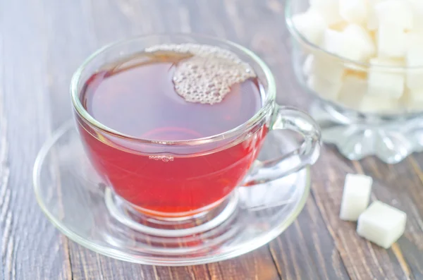 Tea and sugar — Stock Photo, Image