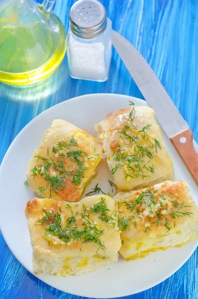 Bollos en un plato — Foto de Stock