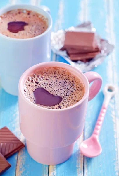 Bebida de cacao con chocolate — Foto de Stock