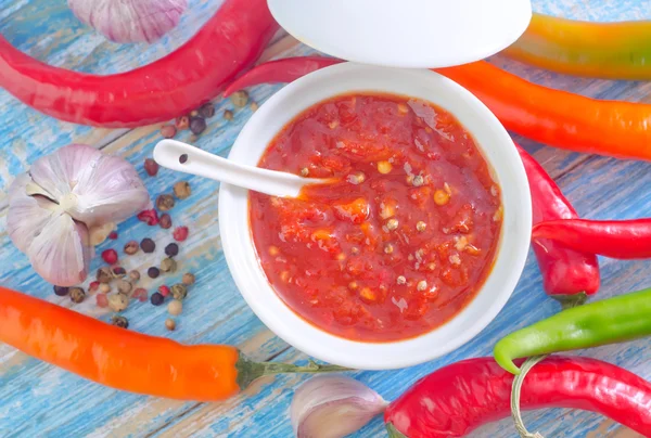 Chili sauce — Stock Photo, Image