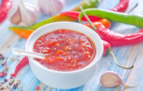 Salsa di peperoncino — Foto Stock