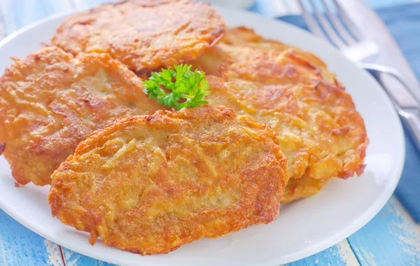 Potato pancakes — Stock Photo, Image