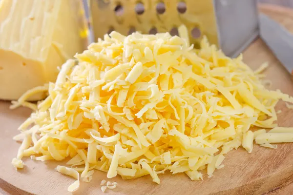 Geriebener Käse — Stockfoto