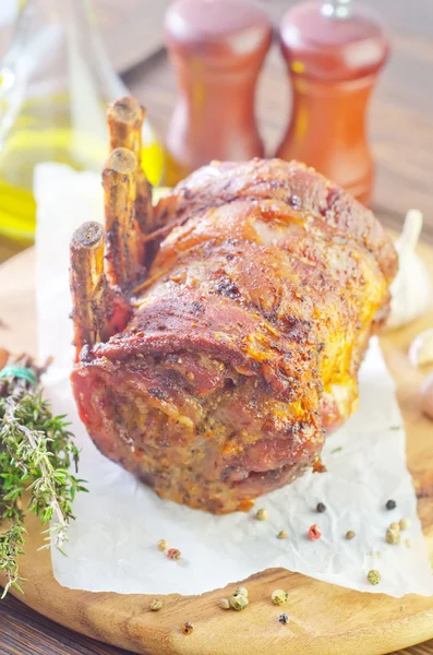 Baked meat roll — Stock Photo, Image