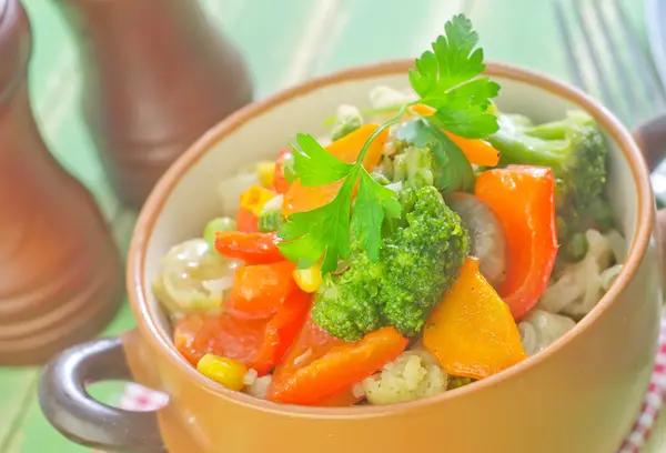 Fried vegetables — Stock Photo, Image