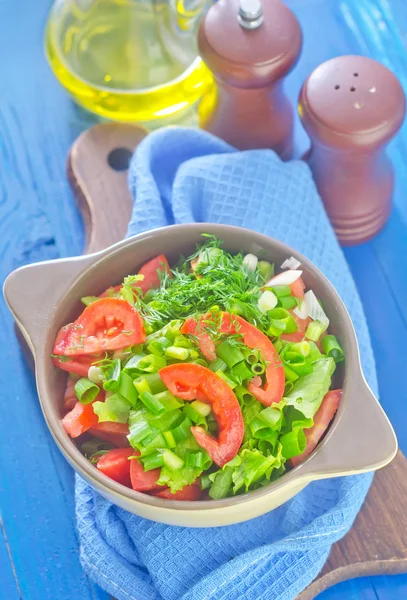 Salade in een kom — Stockfoto