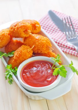 Kızarmış pençe bacaklar