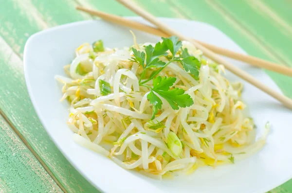 Salad with sprouts — Stock Photo, Image