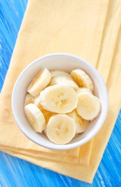 Banana in a bowl — Stock Photo, Image