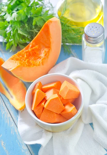 Calabaza en un tazón — Foto de Stock