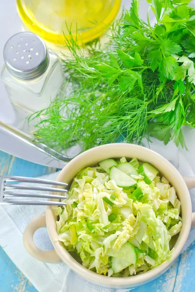 Sallad med vitkål — Stockfoto