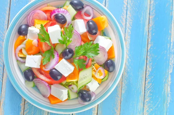 Greek salad — Stock Photo, Image