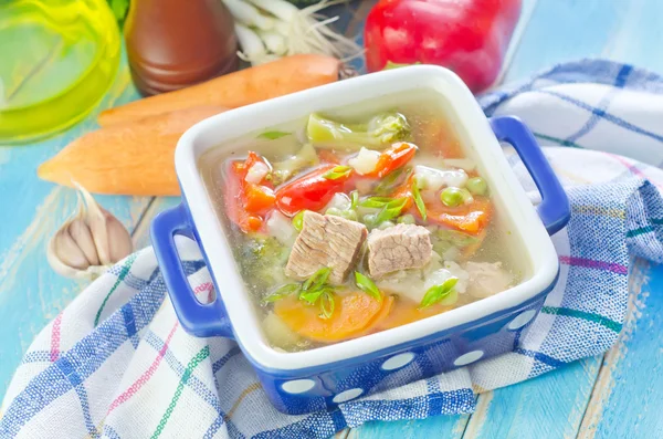 Frische Suppe — Stockfoto