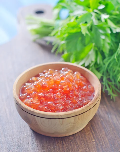 Caviar de salmão — Fotografia de Stock