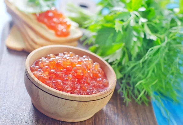 Caviar de salmón — Foto de Stock