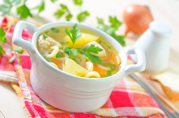 Fresh soup — Zdjęcie stockowe