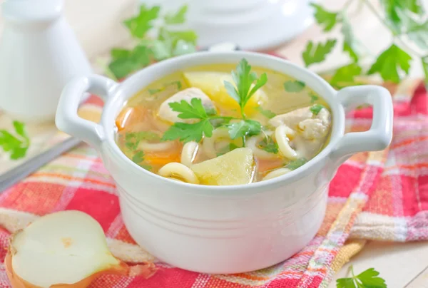 Fresh soup — Stock Photo, Image