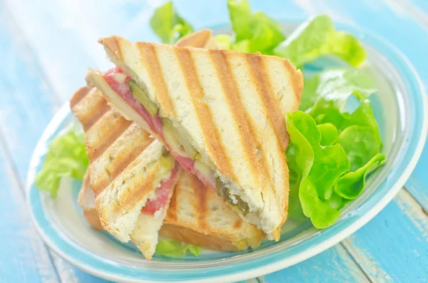 Сендвичі з салатом — стокове фото