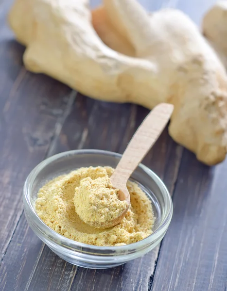 Ginger in a bowl — Stock Photo, Image