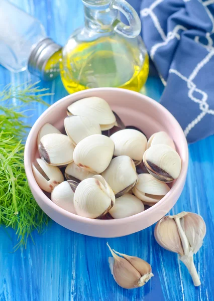 Frutta di mare in una ciotola — Foto Stock