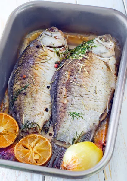 Pesce al forno — Foto Stock