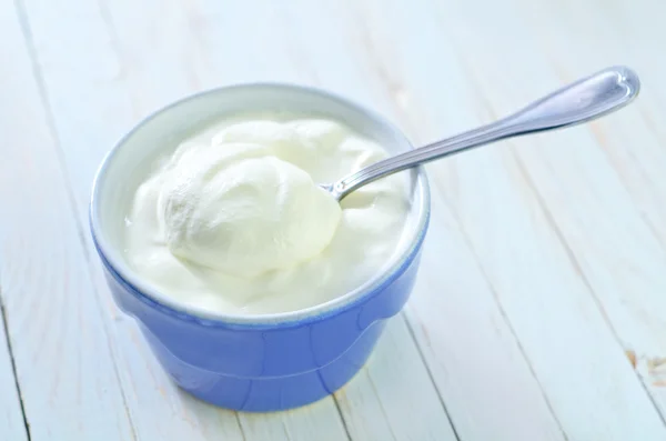 Sour cream — Stock Photo, Image